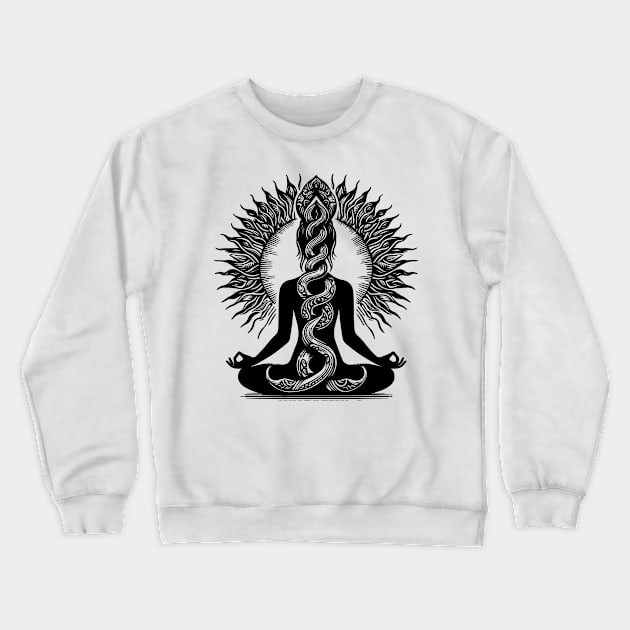 Kundalini design Crewneck Sweatshirt by lkn